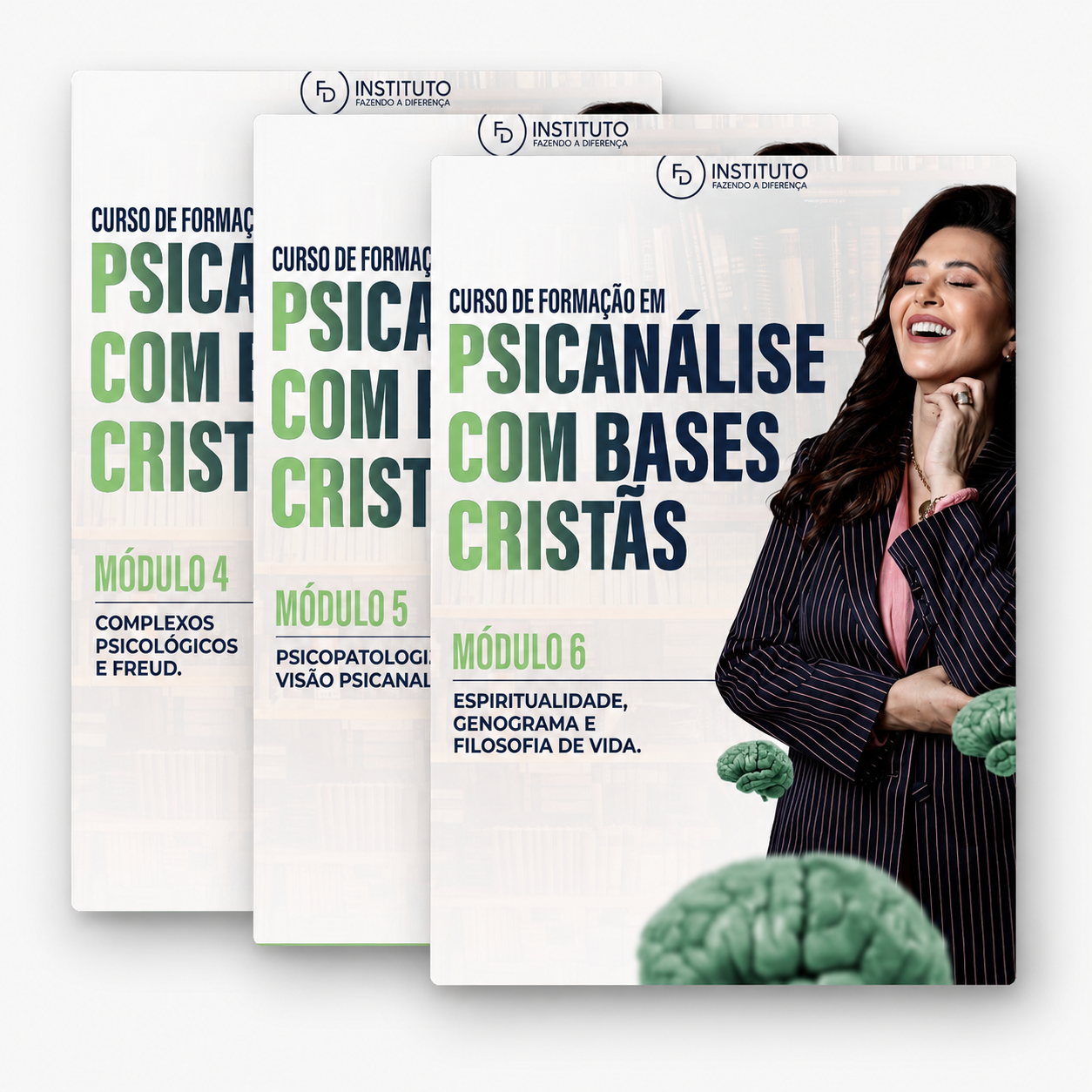 Combo — 3 Apostilas de Psicanálise Clínica (Novos Módulos 4, 5 e 6).