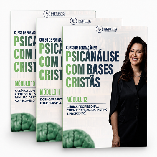 Combo de Apostilas – Psicanálise com Bases Cristãs (Módulos 10, 11 e 12)