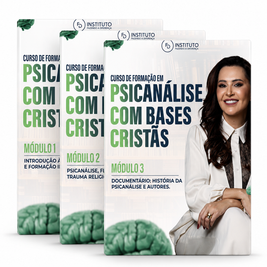 Combo de Apostilas – Psicanálise com Bases Cristãs (Módulos 1, 2 e 3)