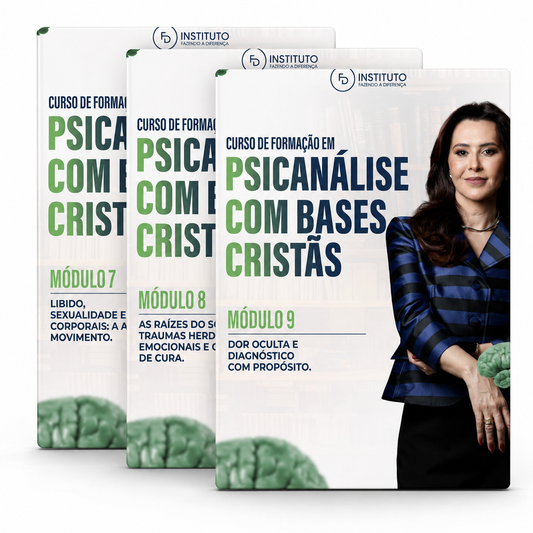 Combo de Apostilas – Psicanálise com Bases Cristãs (Módulos 7, 8 e 9)