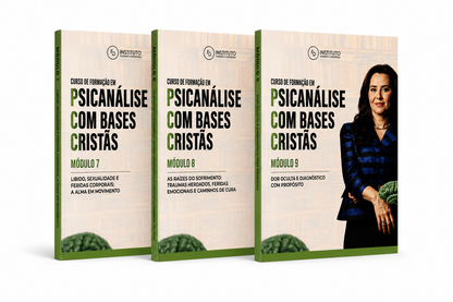 Combo de Apostilas – Psicanálise com Bases Cristãs (Módulos 7, 8 e 9)